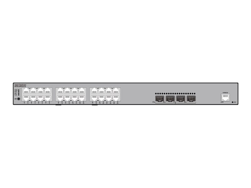 HUAWEI S5735-L24P4S-A-V2 24x10/100/1000BASE-T ports PoE+ 4xGE SFP ports built-in AC power Specially protected models