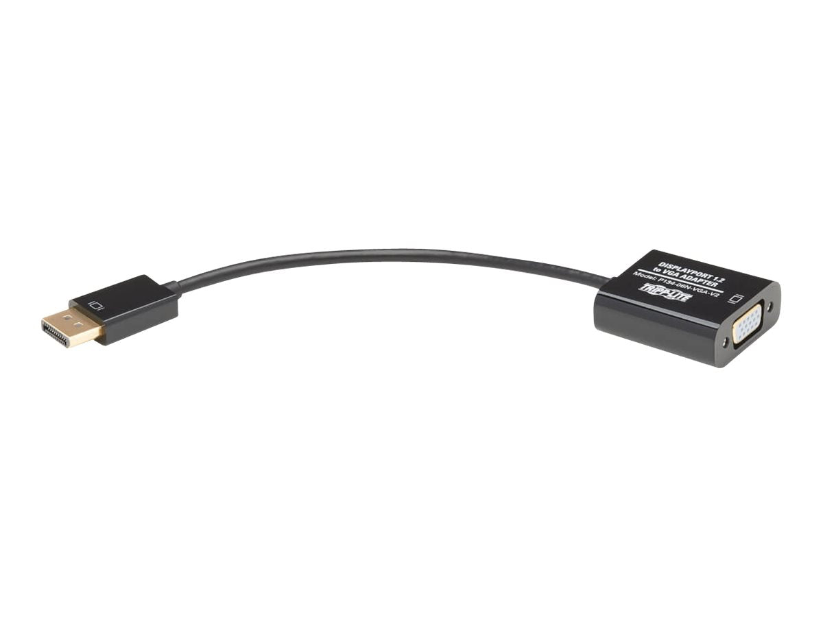 EATON TRIPPLITE DisplayPort to VGA Active Adapter Video Converter DP ver 1.2 M/F 6p 15.24cm