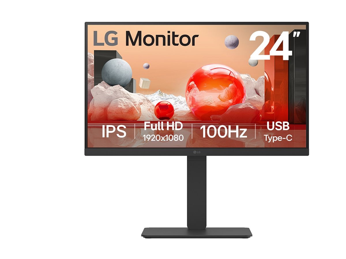 LG 24BA650-B.AEU 23.8p IPS 1920x1080 16:9 250cd/m2 5ms HDMI DP USB Black