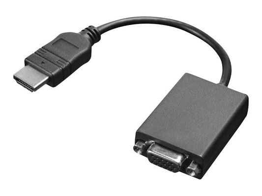 LENOVO - Adaptateur vidéo - HDMI mâle pour HD-15 (VGA) femelle - 20 cm