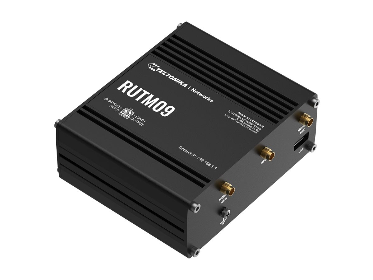 TELTONIKA NETWORKS RUTM09 DUAL SIM 4G/LTE/GNSS 4x RJ45-Ports router