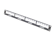 APC Data Distribution 1U Panel Holds 4 each Data Distribution Cables for a Total of 24 Ports
