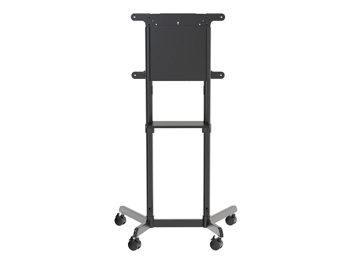 NEOMOUNTS NS-M1250BLACK Support au sol pour écran 37-70p - rotatif - étagère multimédia incluse