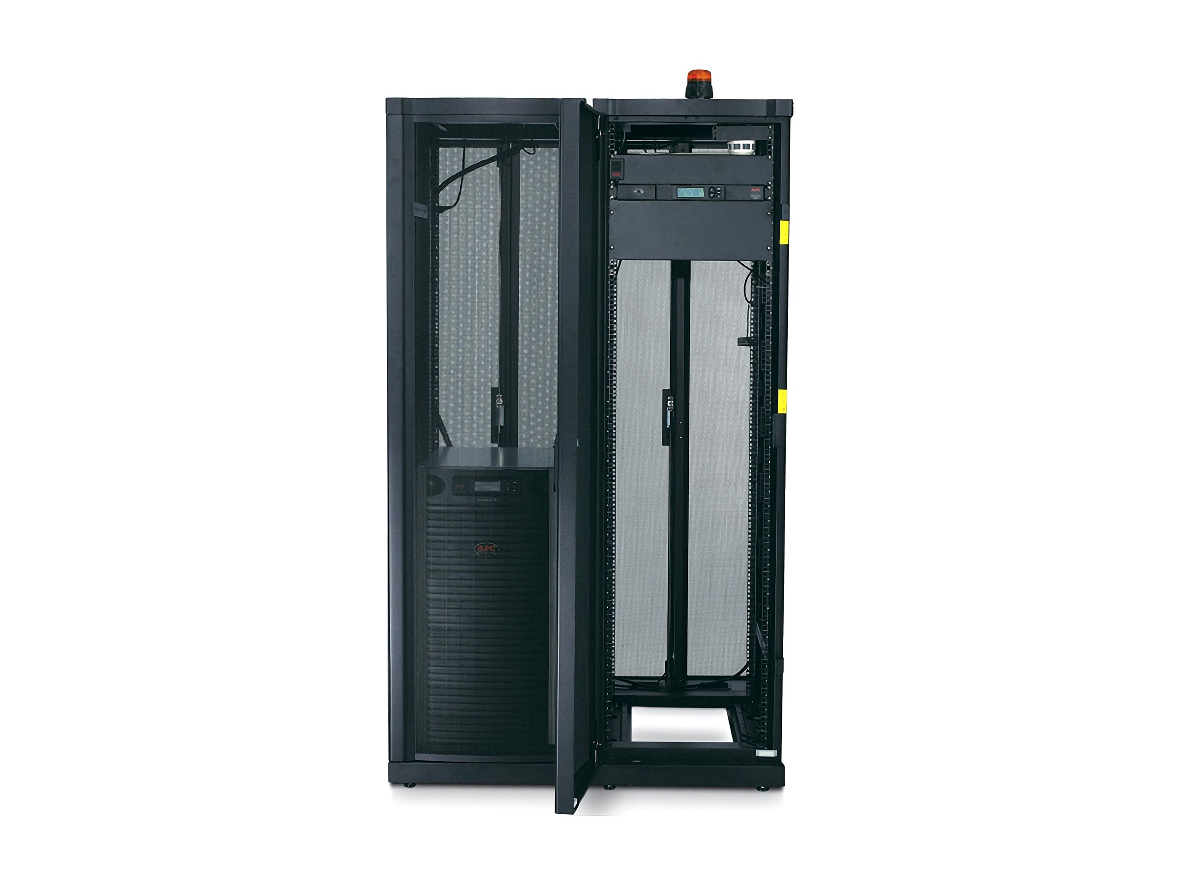 APC Symmetra LX 12kVA Scalable to 16kVA N+1 Power Rack AC 208/240V 12000VA Ethernet 10/100 oc 13 19U 19 BK silver