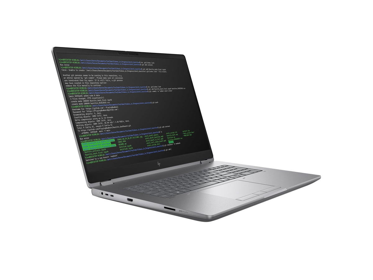HP ZBook Fury G1i 18 Intel Core Ultra 7 255HX 18p WQXGA 64Go 2To RTX Pro 3000 Blackwell 12Go W11P 3/3/3