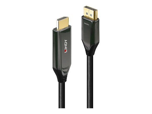 LINDY 1m Active DisplayPort 1.4 to HDMI 8K60 Cable