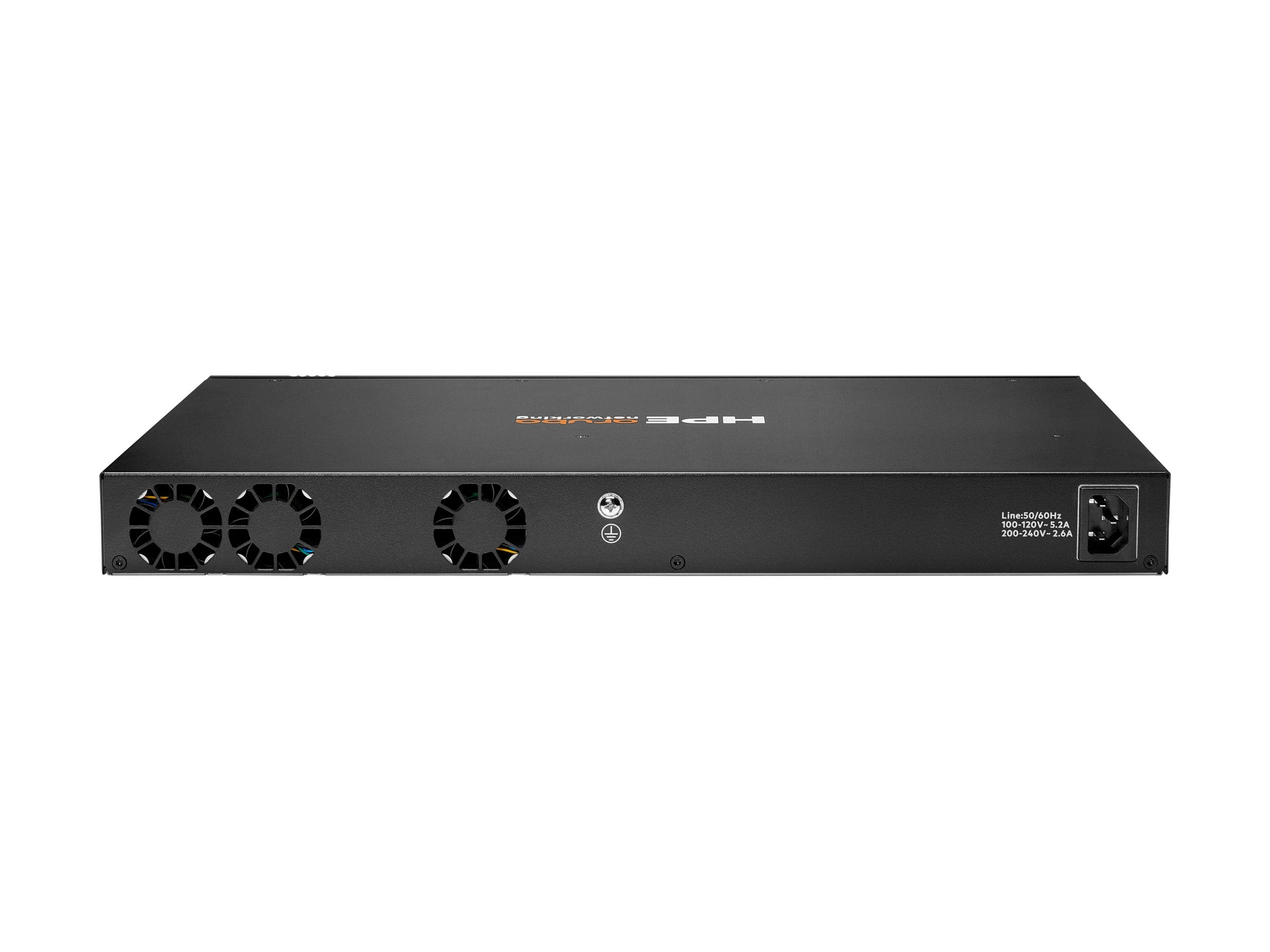 HPE Aruba Networking CX 6200F 48G Class-4 PoE 4SFP+ 370W Switch (EN)