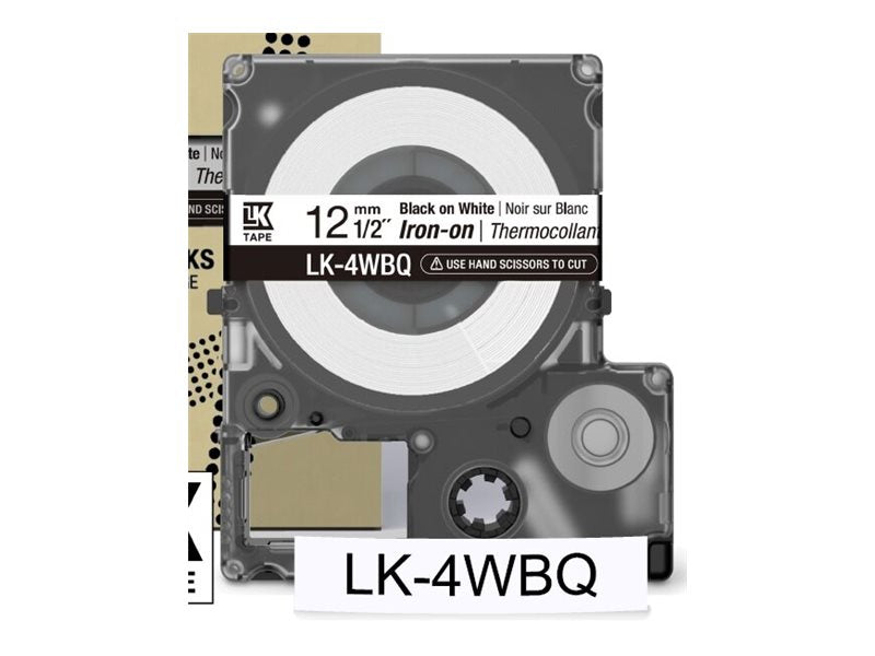 EPSON LK-4WBQ Thermocollant Noir/Blanc