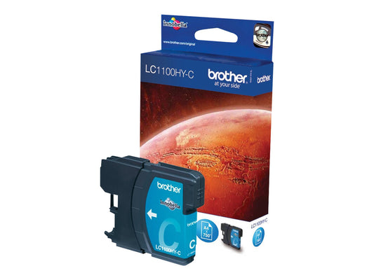 BROTHER LC-1100 cartouche d encre cyan haute capacité 16ml 750 pages pack de 1