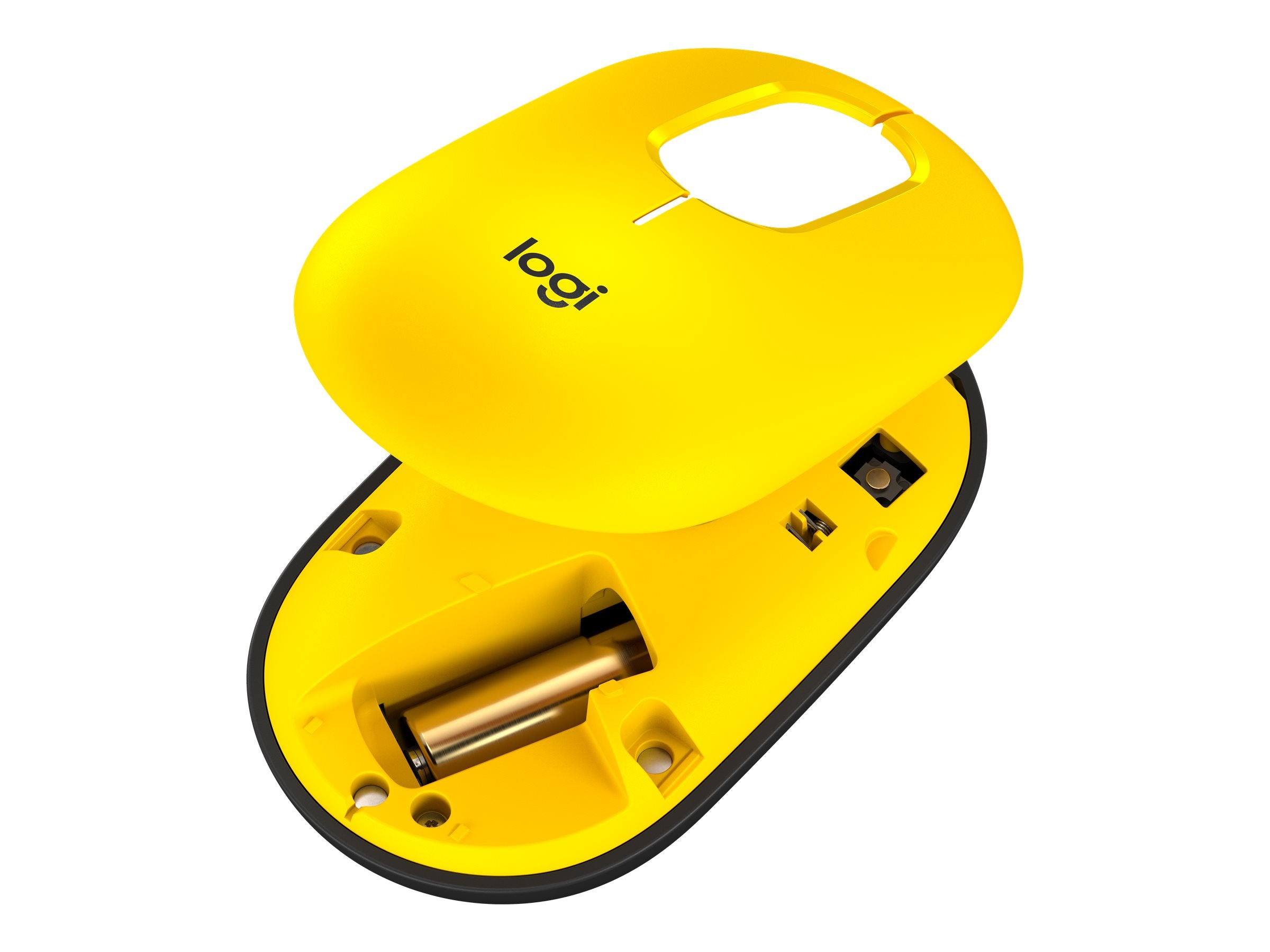 LOGITECH POP Mouse with emoji - Blast Yellow - Emea