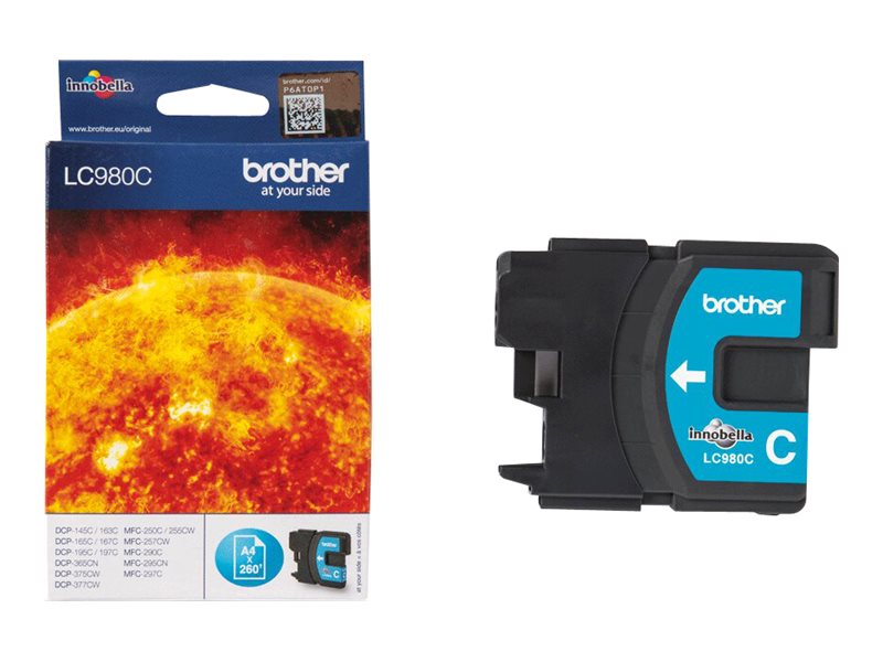 BROTHER CARTOUCHE ENCRE CYAN (300 PAGES) POUR DCP145C-165C, MFC250C-290C
