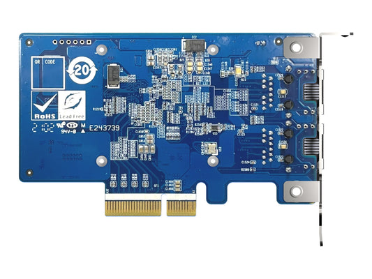 QNAP Dual-port 10GBASE-T 10GbE network expansion card Intel X710 PCIe Gen3x4