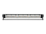 EATON TRIPPLITE Cat6 24-Port Patch Panel PoE+ Compliant 110/Krone 568A/B RJ45 Ethernet 1U Rack-Mount TAA