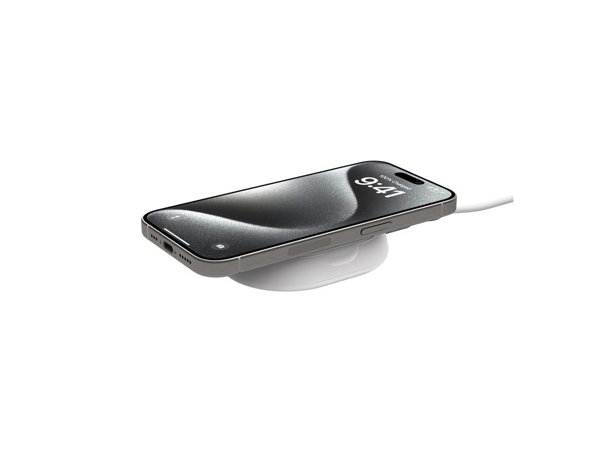 BELKIN PRO Convertible Qi2 15w Magnetic Charging Stand w/o PSU White