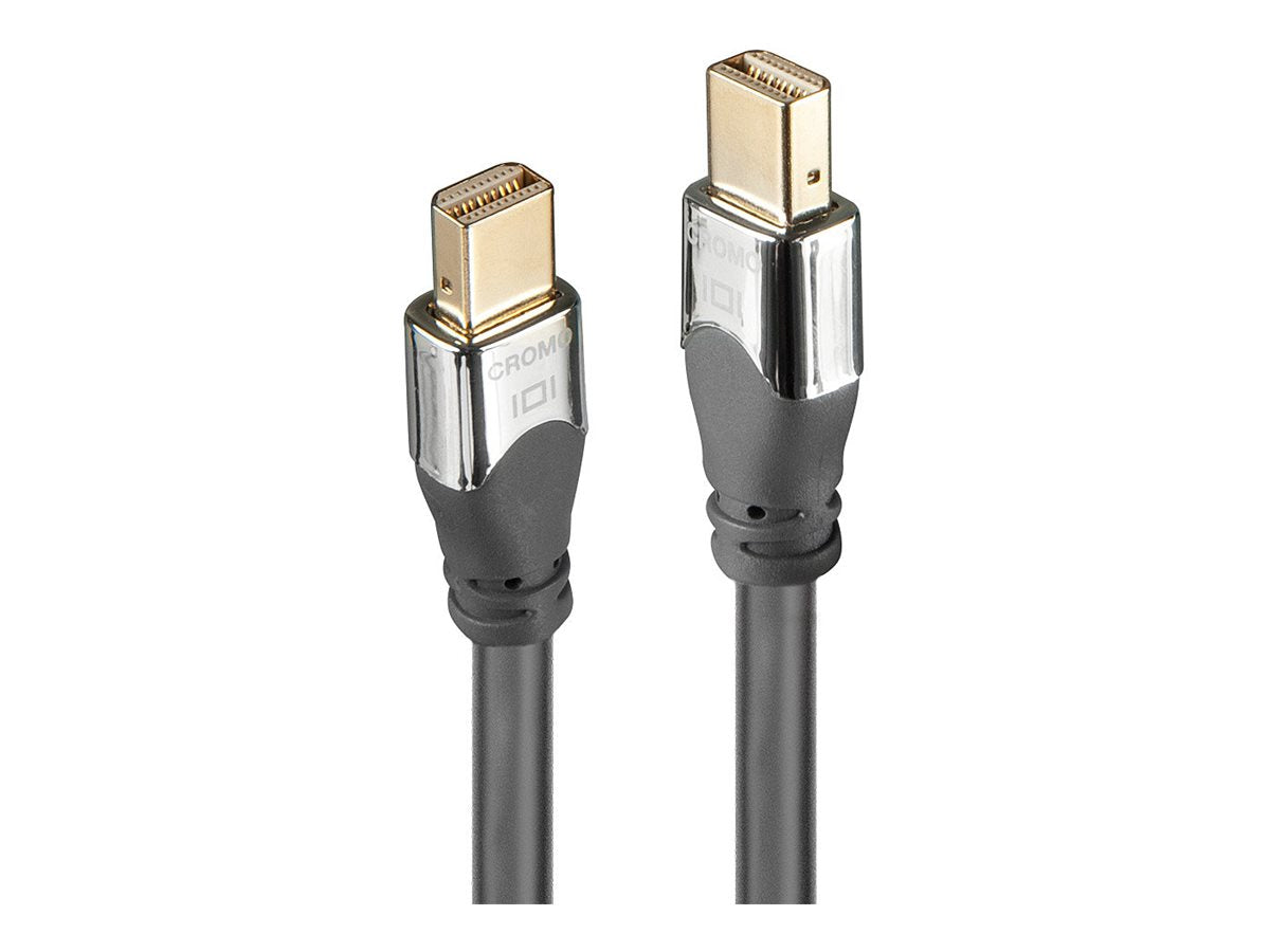 LINDY 1m Mini DisplayPort Cable Cromo Line Mini DP Male to Male