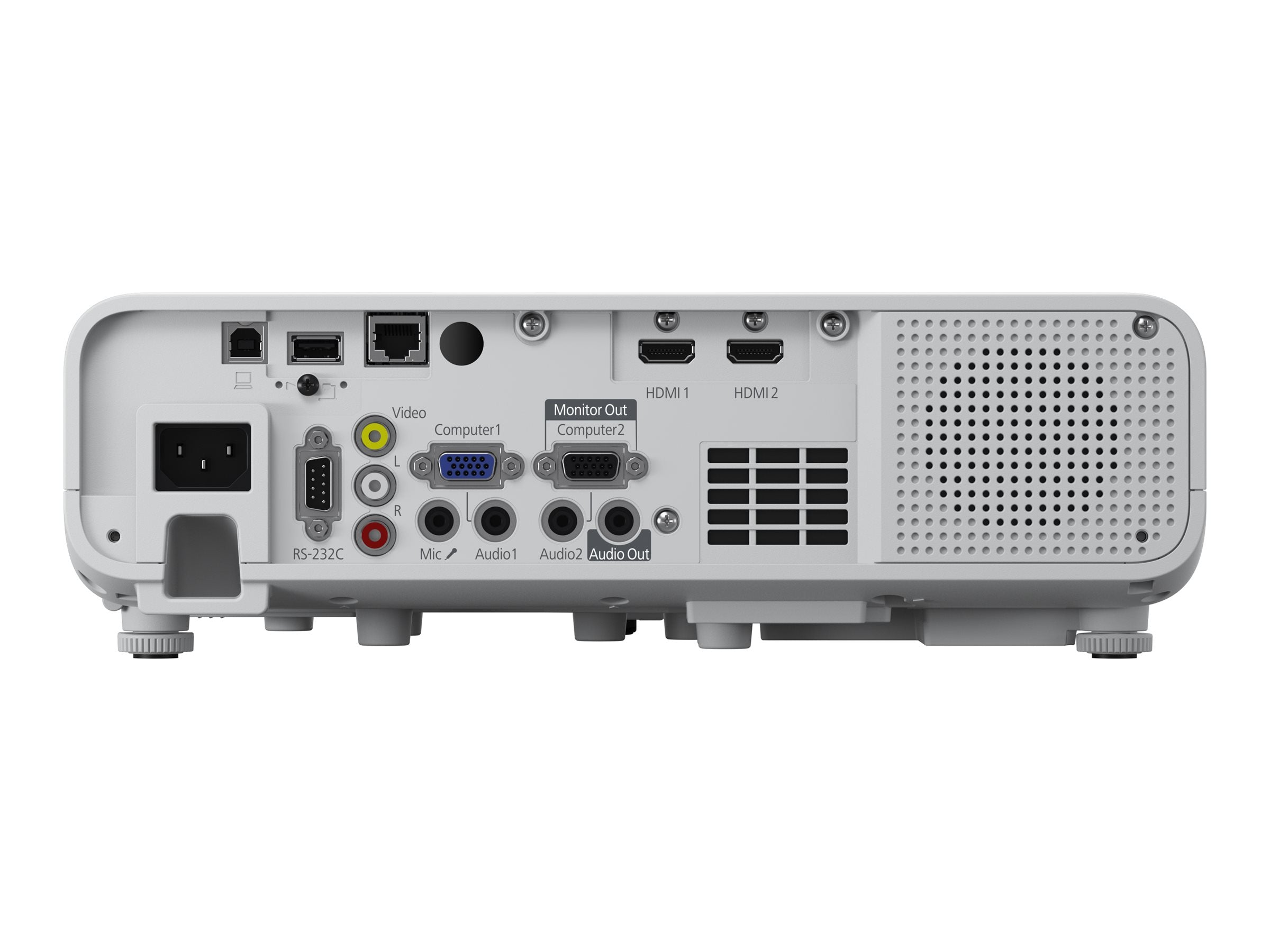 EPSON EB-L260F Projecteur laser, 4600Lm,  Full HD ,  , 1,32 – 2,12:1 , 16:9, VGA (2x), HDMI x2 , RJ45, Wi-Fi, Miracast , blanc