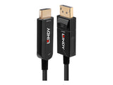 LINDY DP 1.2 to HDMI 18G AOC Hybrid Cable 50m