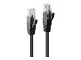 LINDY Cat.6 U/UTP Cable Black 0.3m