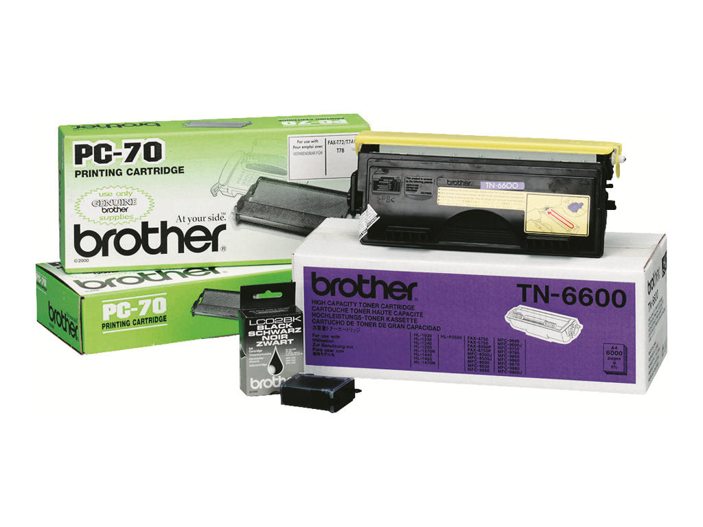 Brother TN6600 Cartouche de toner 1 piece(s) Original Noir
