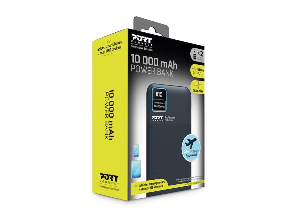 PORT DESIGNS Powerbank 10 000 mAh