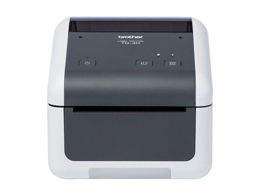 BROTHER TD-4210D Label printer direct thermal Roll 118mm 203dpi 127mm/sec USB 2.0 serial grey white