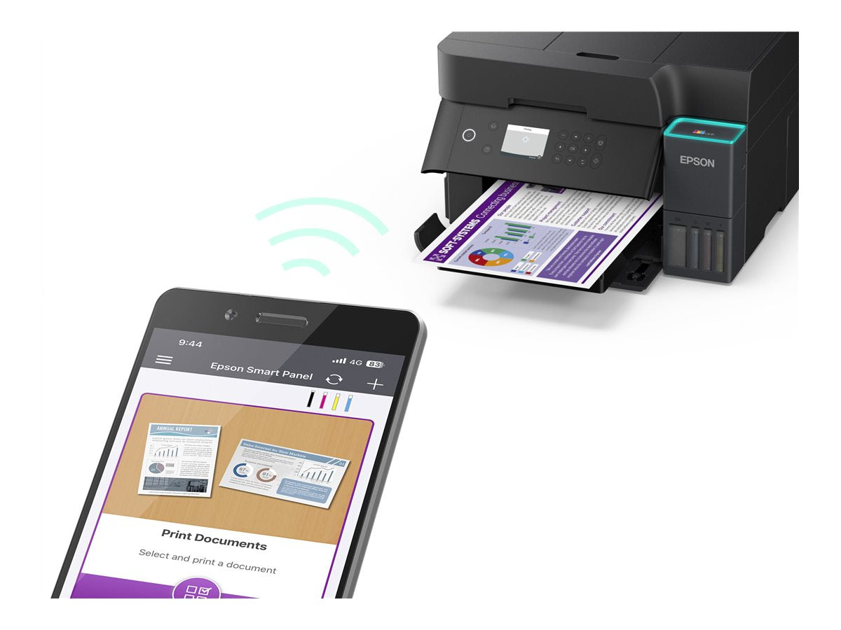 EPSON EcoTank ET-3950 Inkjet MFP A4 18ppm ISO USB WLAN Wi-Fi