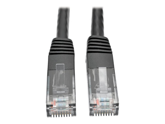 EATON TRIPPLITE Cat6 Gigabit Molded UTP Ethernet Cable RJ45 M/M Black 3 ft. 0.91 m