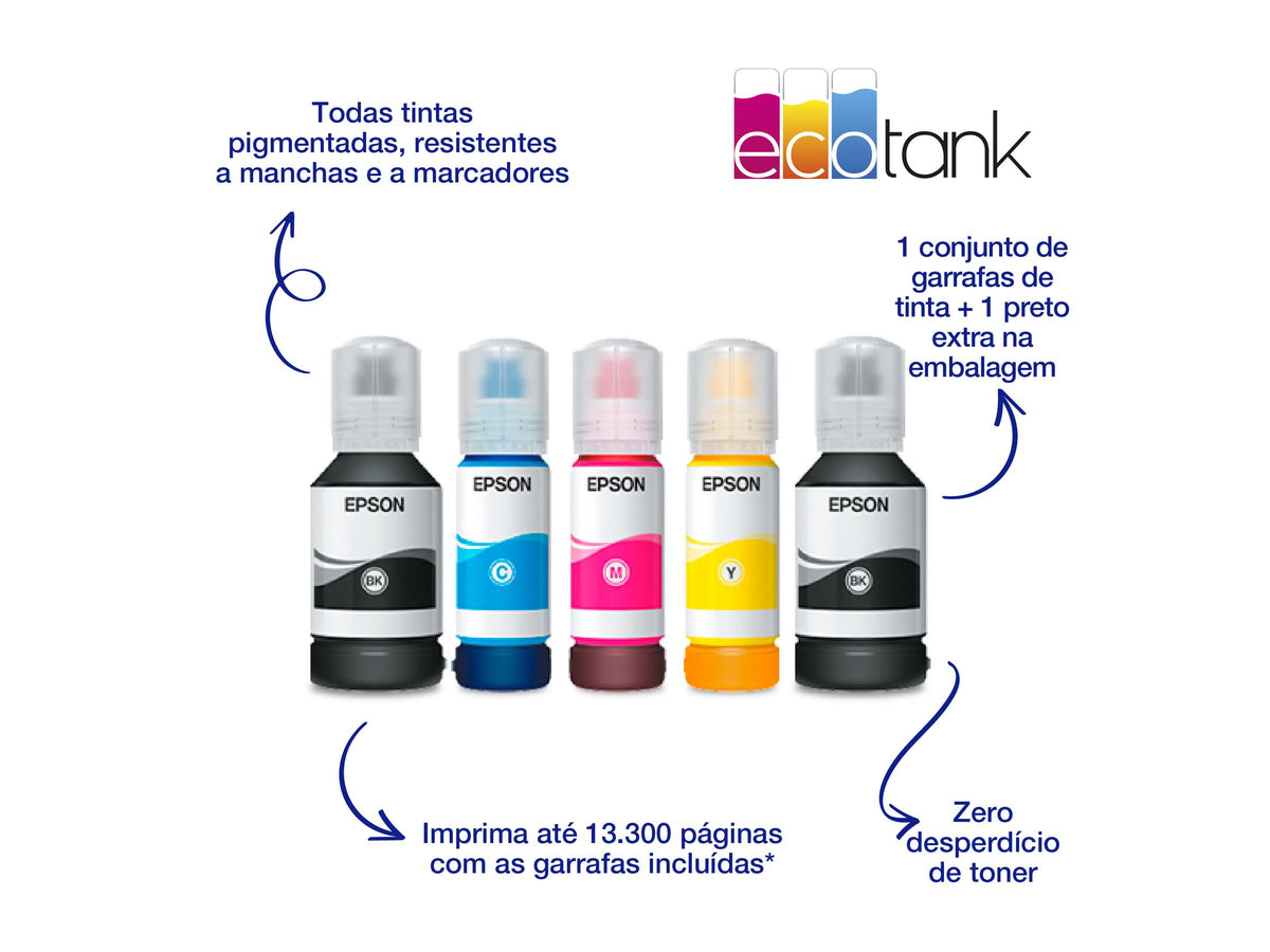EPSON EcoTank ET-5150 MFP colour ink-jet A4 17.5ppm print 250 sheets USB LAN Wi-Fi