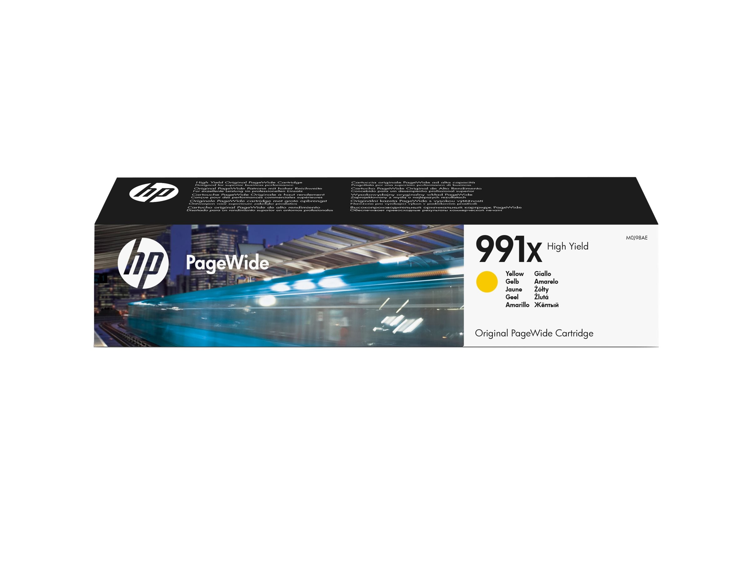 HP original PageWide 991X original Ink cartridge M0J98AE Yellow