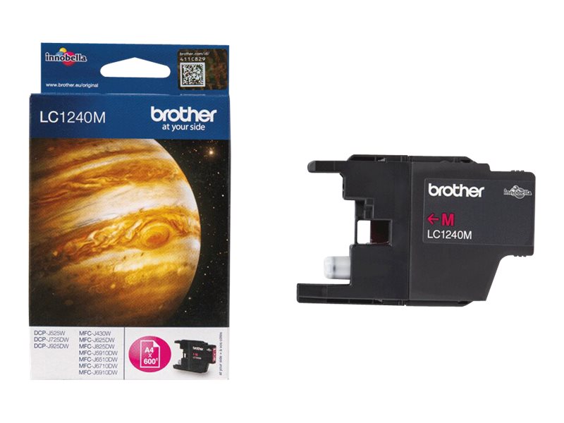 BROTHER LC-1240 cartouche d encre magenta haute capacité 600 pages pack de 1