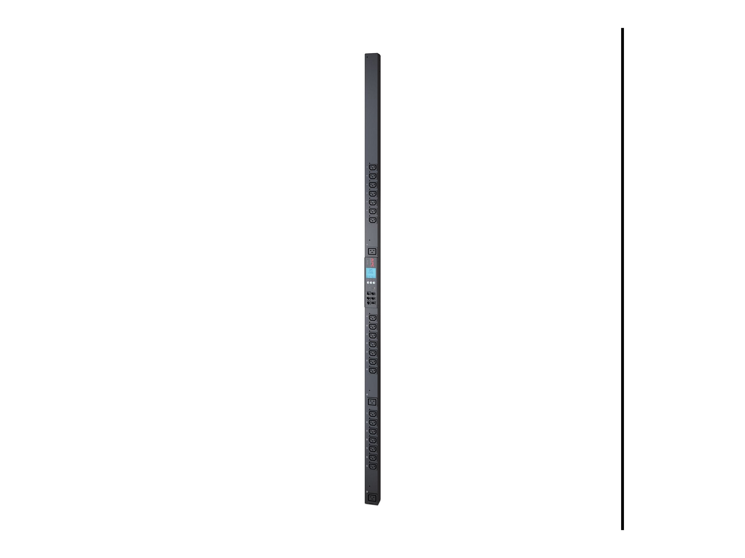 APC Metered-by-Outlet with Switching Rack PDU ZeroU 2G Rack AC 200/208/230V Ethernet 10/100 input IEC 60309 oc 24 0U BK