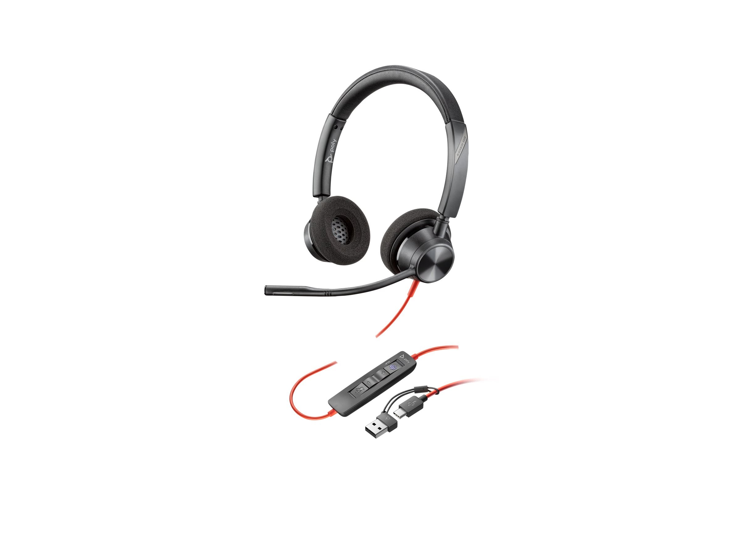 Poly BW 3320 Stereo -M USB-C HS+USB-C/A