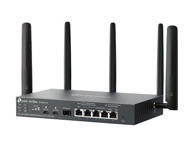 TP-LINK Omada 4G+ Cat6 AX3000 Gigabit VPN Gateway with 4-Port PoE+
