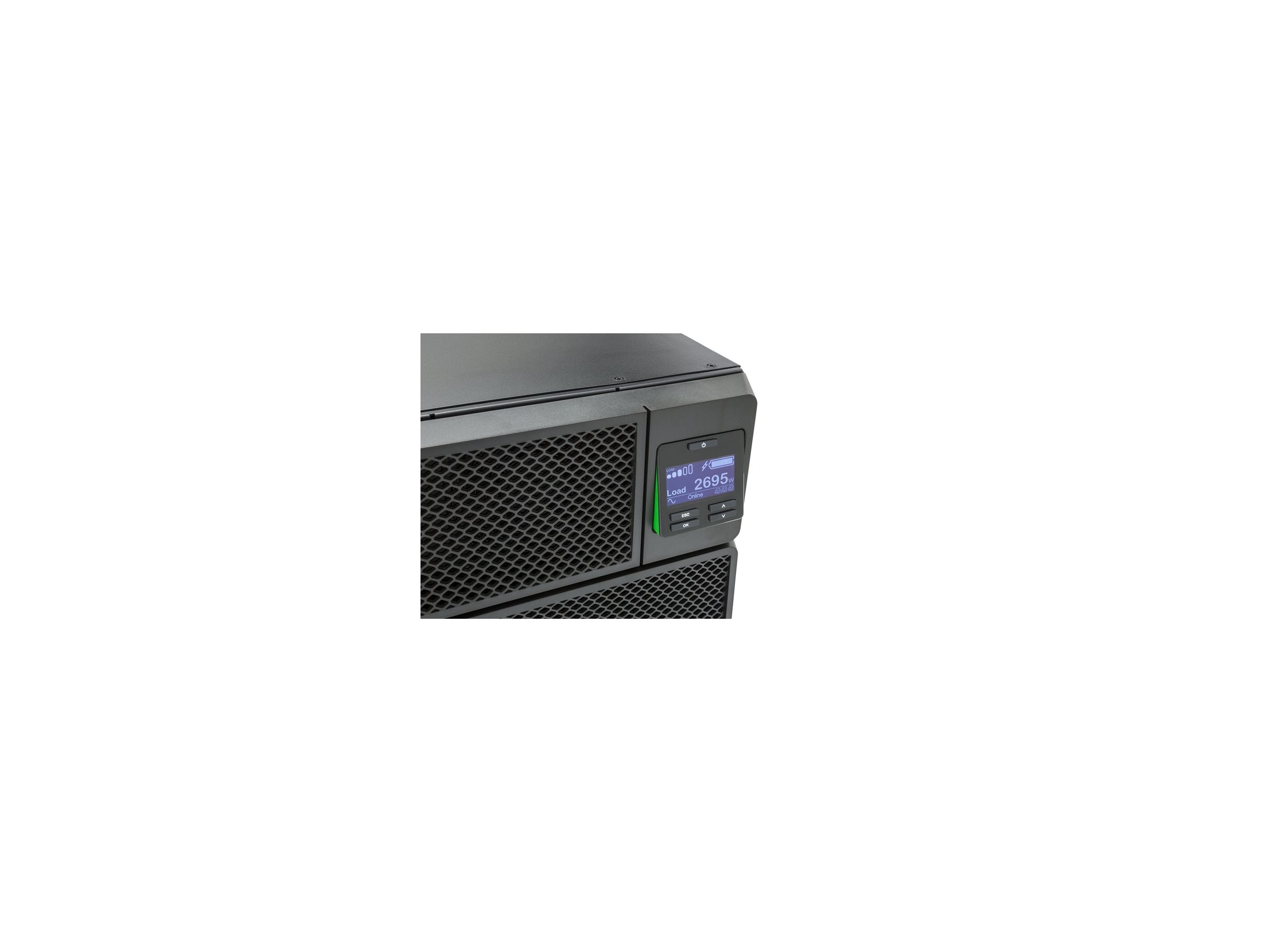 APC Smart-UPS SRT 6000VA RM UPS rack-mountable AC 230V 6000Watt 6000VA Ethernet 10/100 USB output connectors 13 4U Black
