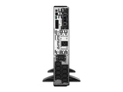 APC Smart-UPS X 3000 Rack/Tower LCD UPS AC 208/230V 2.7 kW 3000VA 1-phase Ethernet 10/100 RS-232 output connectors 11 2U Black