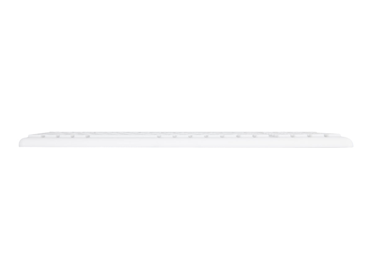 URBAN FACTORY USB wired keyboard ABS silicone White Antimicrobial treatment QWERTY