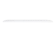 URBAN FACTORY USB wired keyboard ABS silicone White Antimicrobial treatment QWERTY