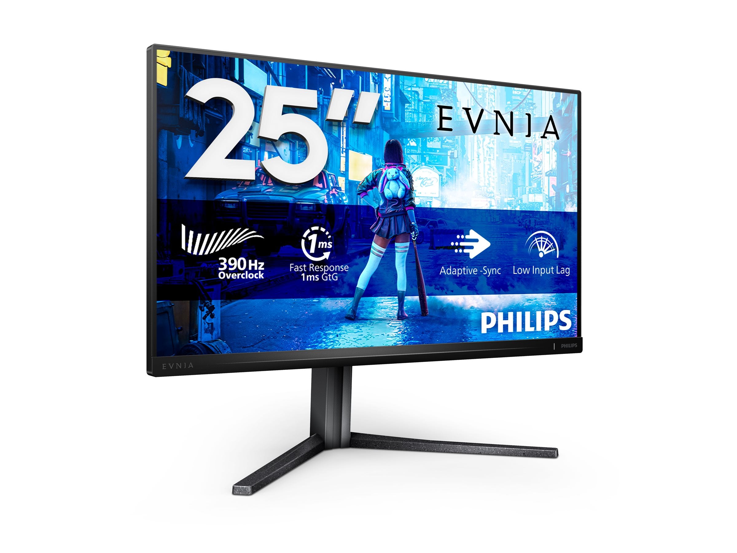 PHILIPS 25M2N5200U/00 24.5p IPS FHD 390Hz 400cd/m2 0.3ms HDMI 2.0x2 DP 1.4 pivot