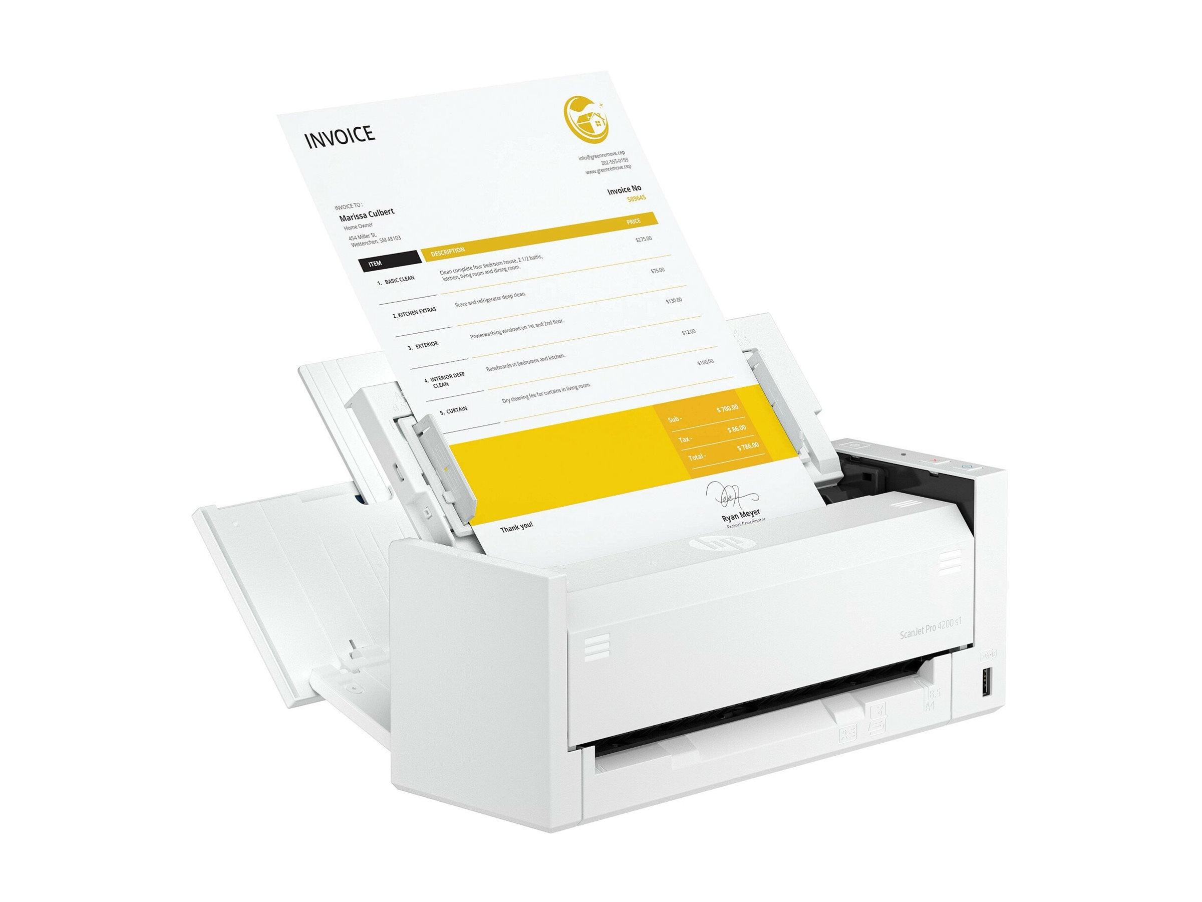 HP ScanJet Pro 4200 s1 Scanner 40ppm/80ipm scanner de document