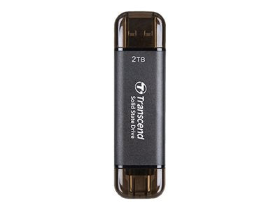TRANSCEND 2To External SSD ESD310C USB 10Gbps Type C/A