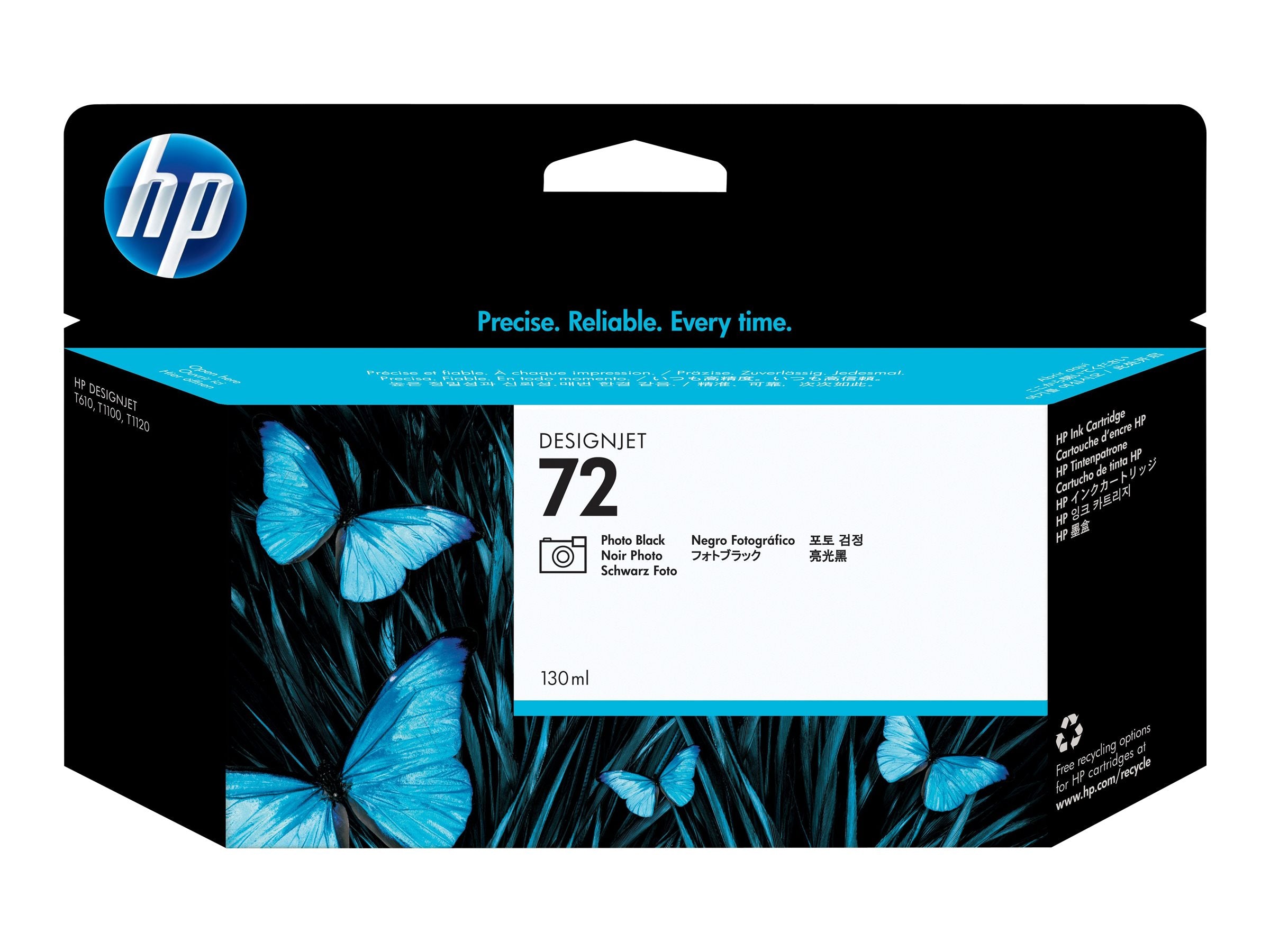 HP 72 original UV Ink cartridge C9370A photo black high capacity 130ml 1-pack