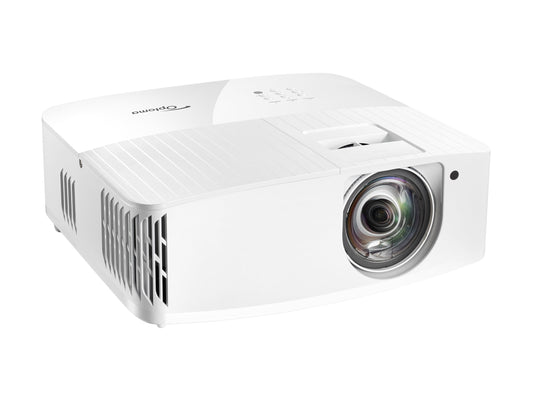 OPTOMA 4K400STx Projector UHD 4K 3840x2160 4000lm 1.000.000:1 ST TR: 0.5:1 2H 1 SPDIF 1 USB-A power  HP 1x10W 3.98Kg Blanc