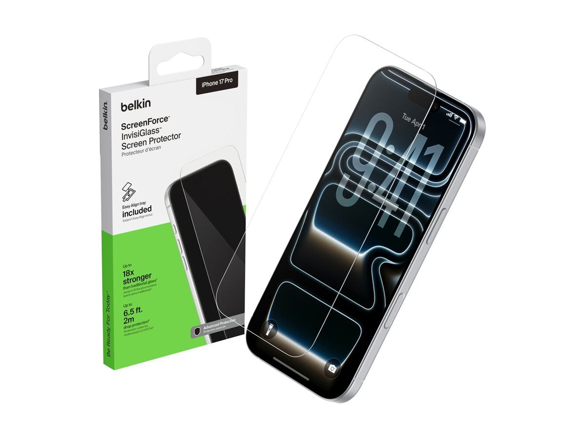 BELKIN Invisiglass Screen Protector - iPhone 17 Pro