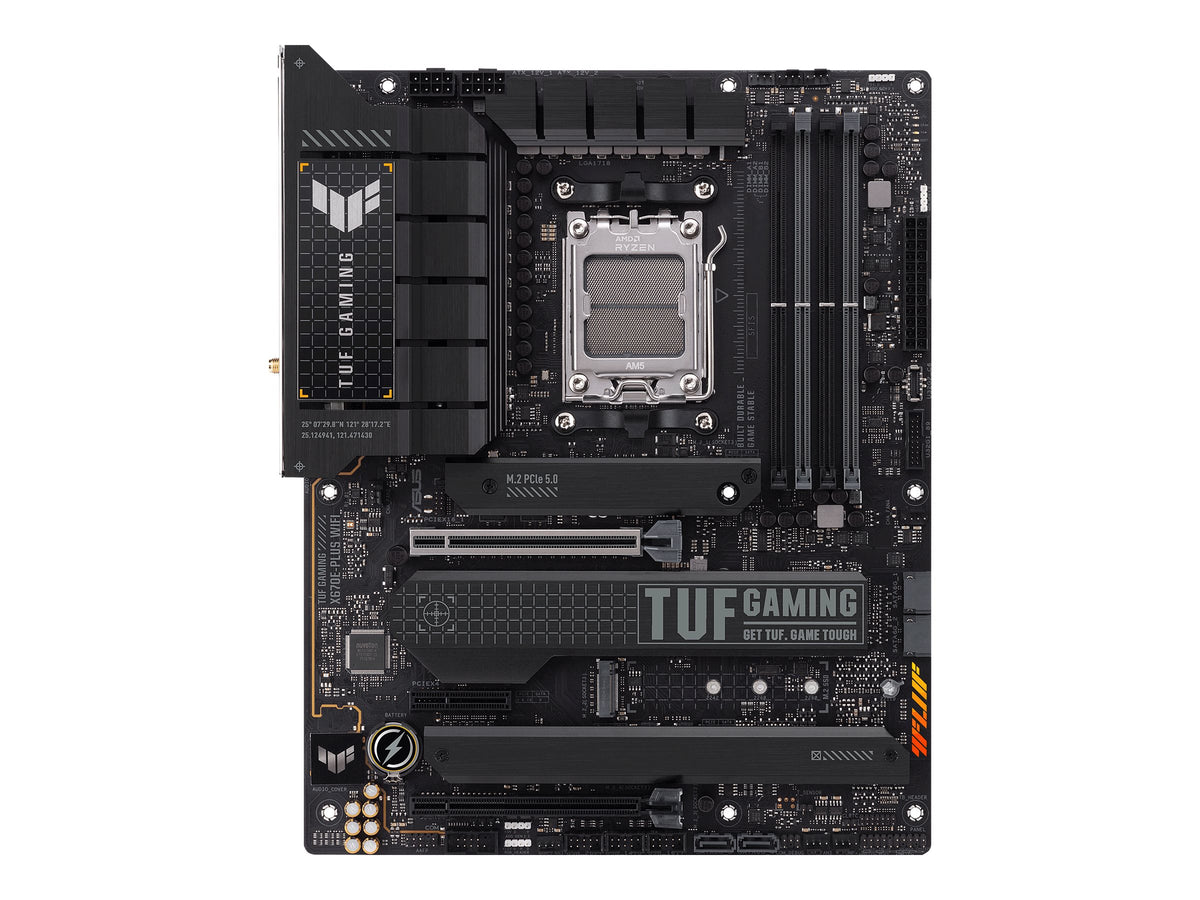 ASUS TUF GAMING X670E-PLUS WIFI AM5 Socket 4DDR5 PCIe 5.0 x16 HDMI 2.1 DP 1.4 4xSATA 6Gb/s ATX