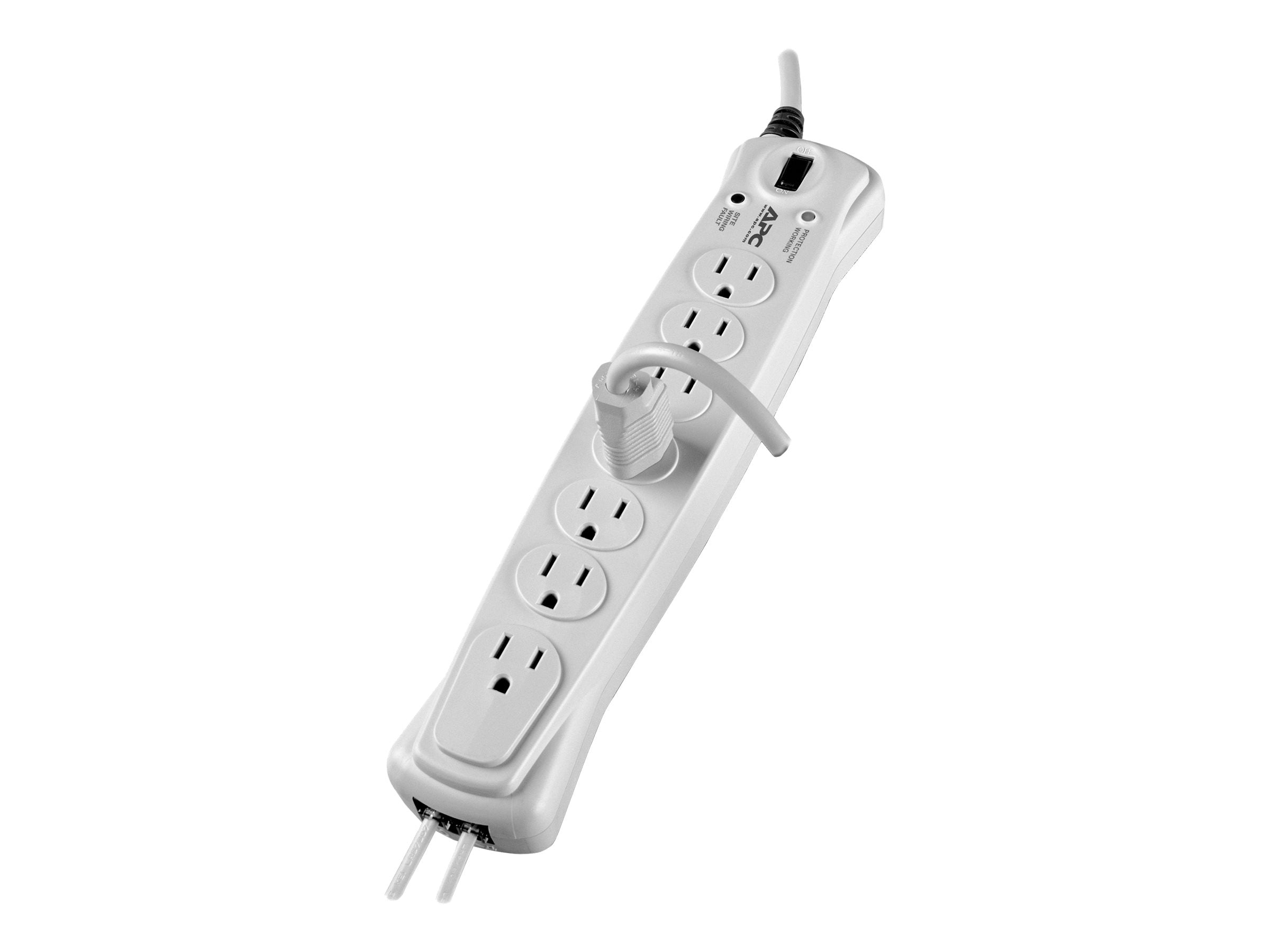 APC Basic Surge Protector Surge protector AC 120V output connectors 7 beige