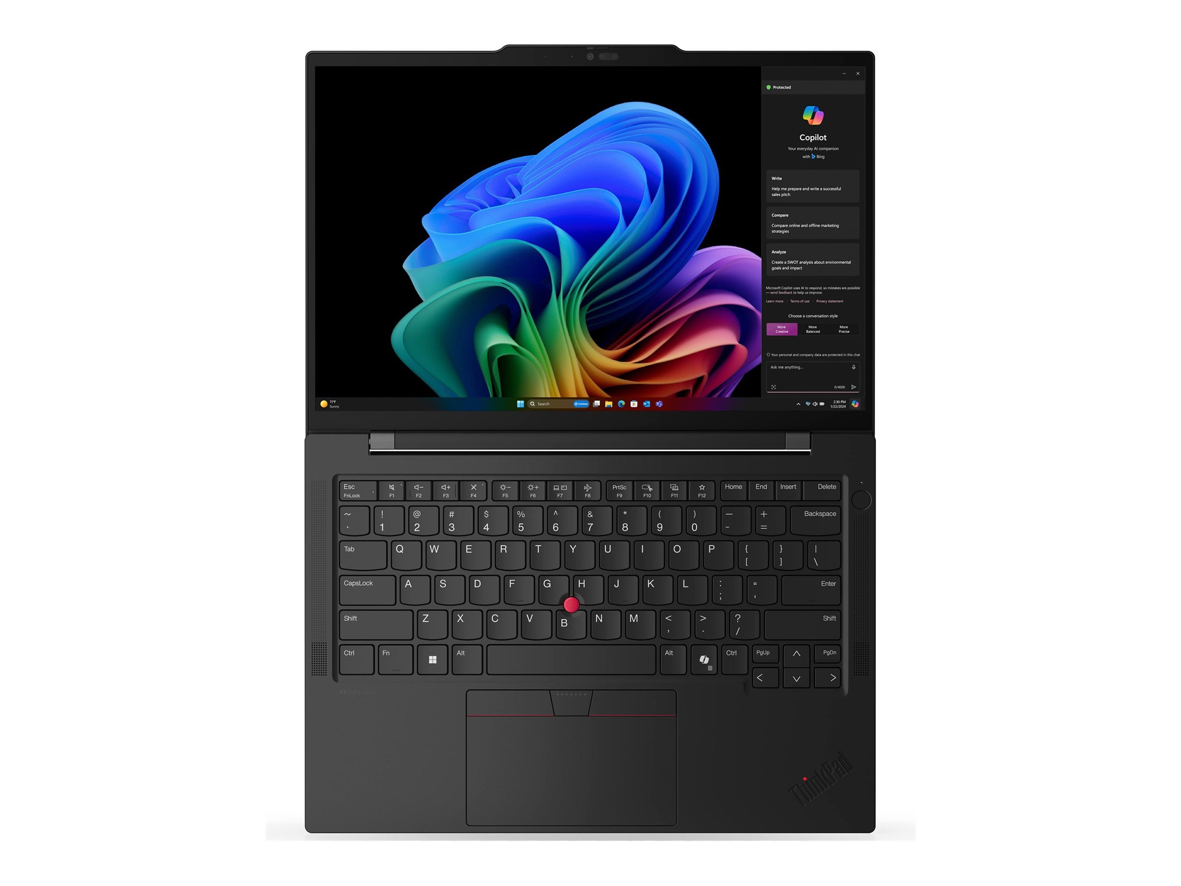 LENOVO ThinkPad - T14s - G6 - 14" WUXGA - Qualcomm - Snapdragon X Elite - W11Pro - 32Go RAM - 512Go SSD - Copilot+ PC
