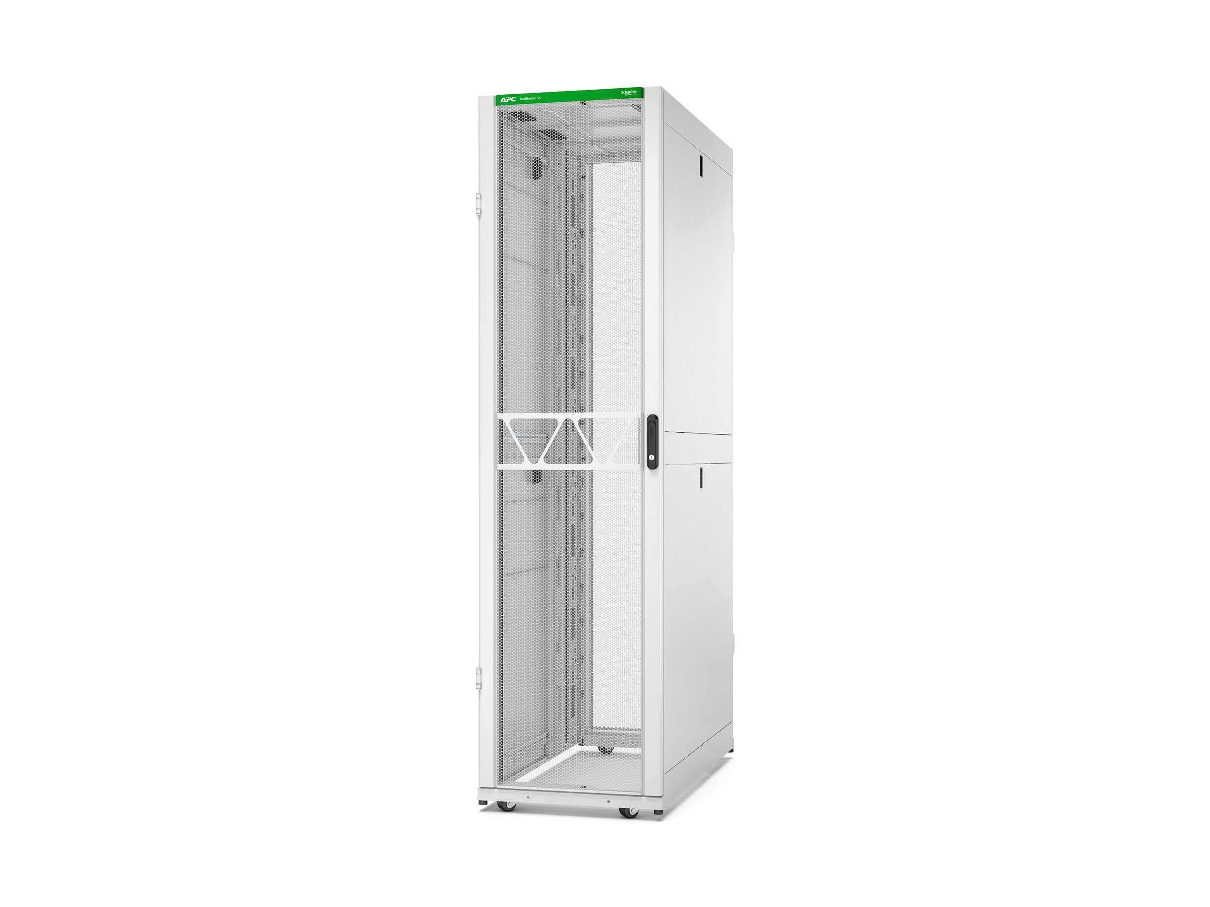 APC NetShelter SX Gen 2 Rack cabinet 2258H x 600W x 1200D mm with Sides floor-standing white 48U 19 TAA Compliant