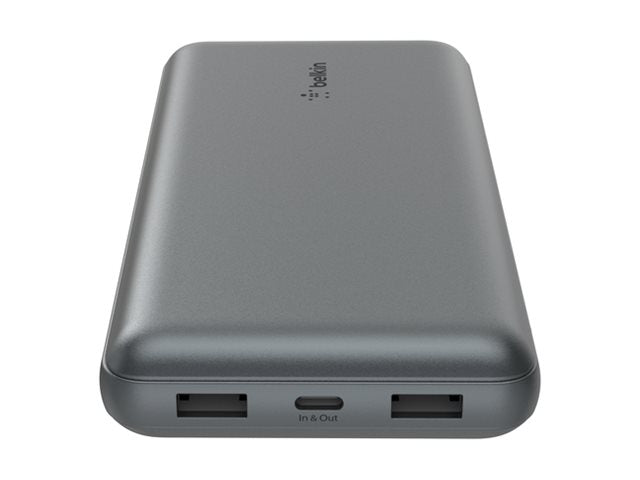 BELKIN 20k power bank 15w space grey