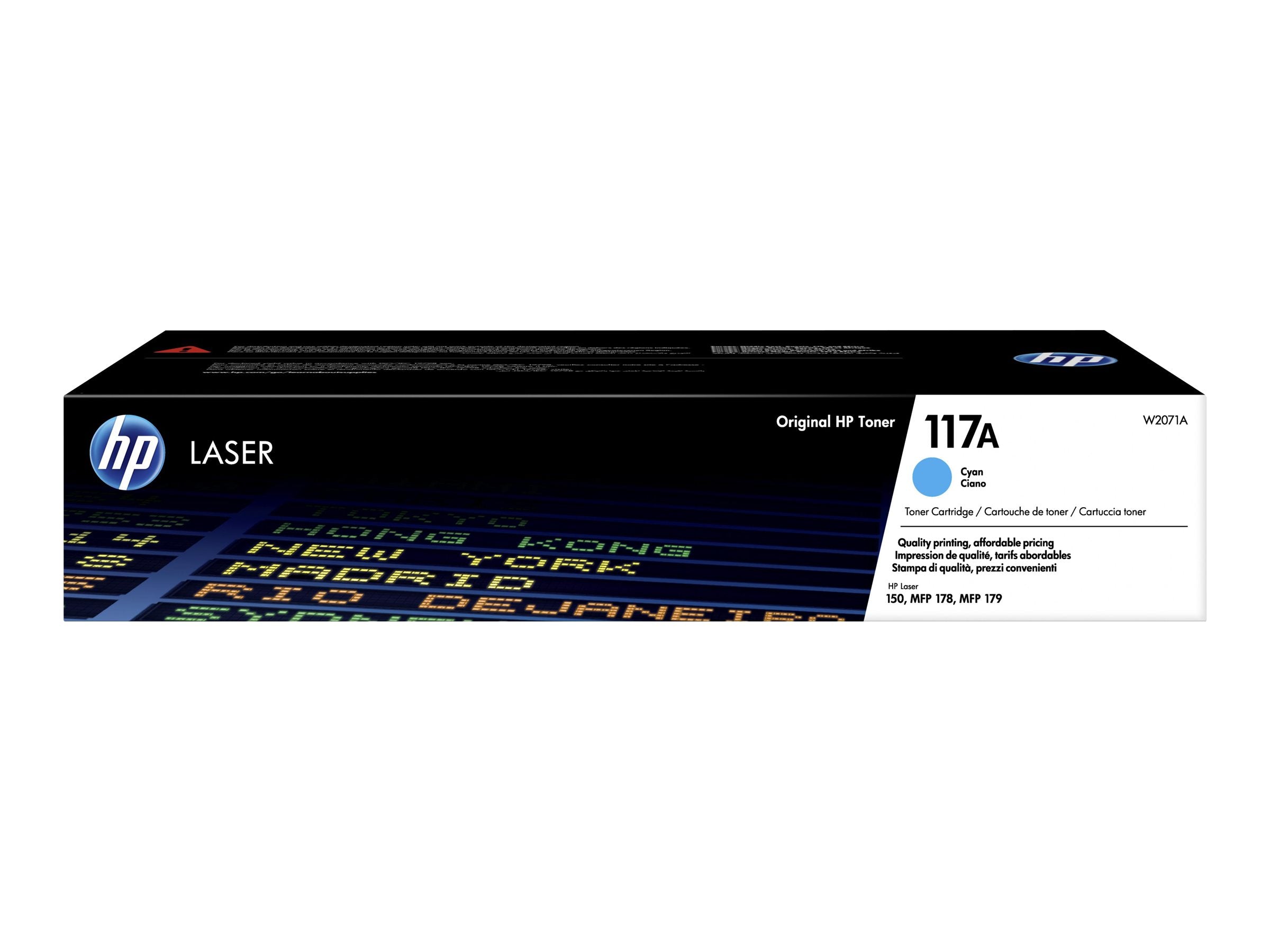 HP 117A Cyan Original Laser Toner Cartridge