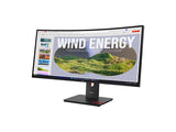 LENOVO ThinkVision T34WD-40 34p 3440x1440 Curved VA 120Hz USB-C docking 96W Mirror power button Epeat Gold TCO10